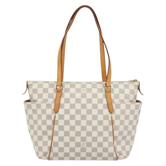 LOUIS VUITTON Damier Azur Totally PM Tote Bag N41280 LV Auth 128912A - Picture 2 of 16